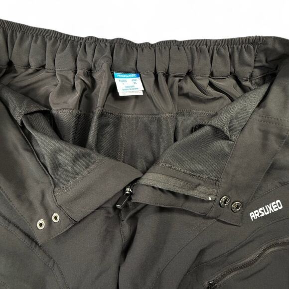 ARSUXEO Mens L Shorts Black Downhill Enduro Mountain Bike‎ Breathable Vented MTB - Picture 6 of 12